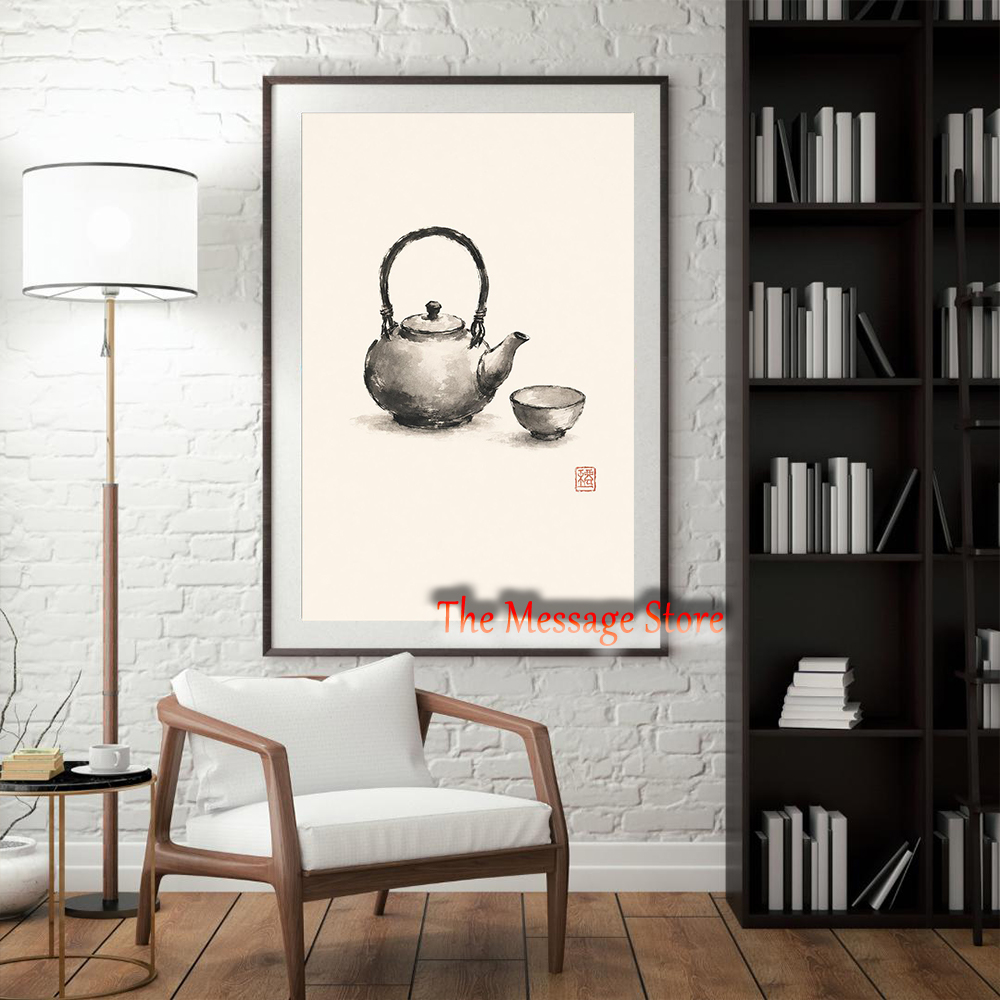 Japanese Teapot Art Minimalist - огляд і ціна Japanese Traditional Lifestyle
