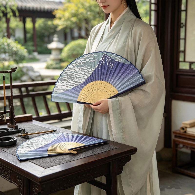 Ukiyoe Wave Bamboo Folding Fan - огляд і ціна Fan Sensu Folding