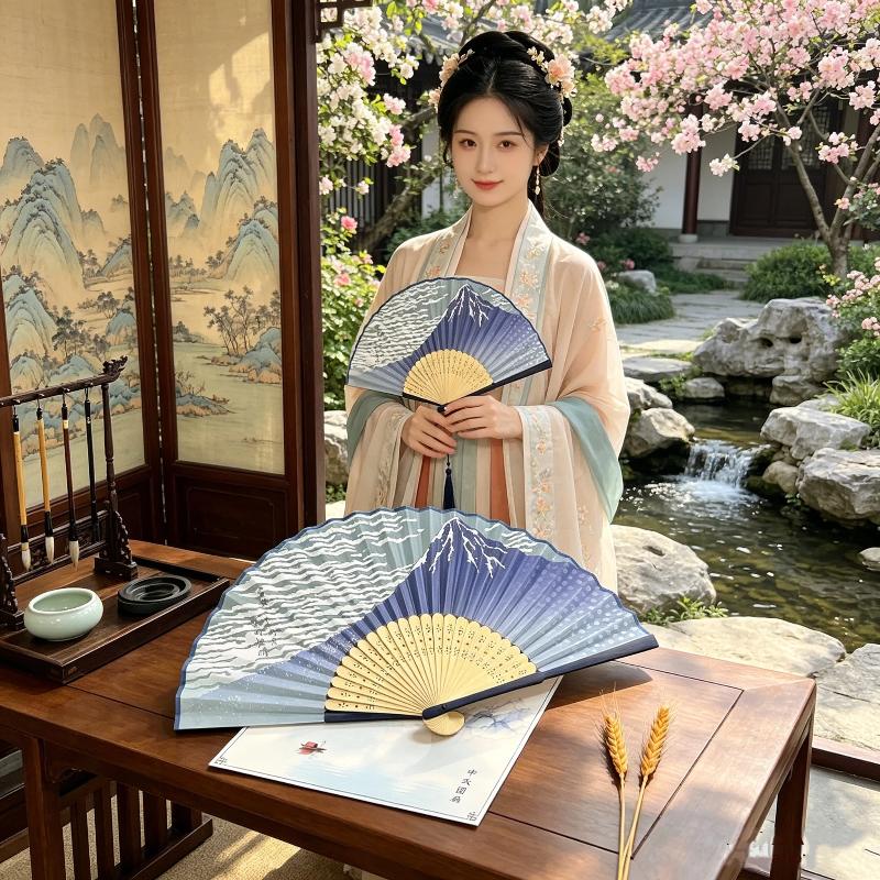 Ukiyoe Wave Bamboo Folding Fan - огляд і ціна Fan Sensu Folding