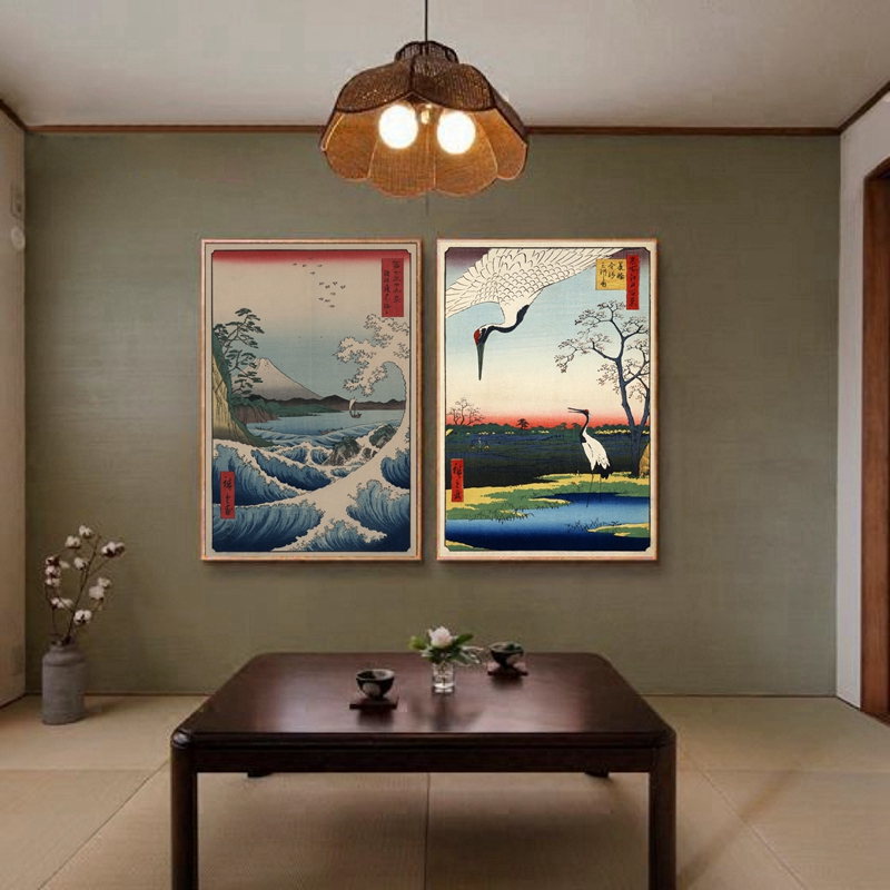 Japanese Prints Wall Art Canva - огляд і ціна Japanese Traditional Lifestyle